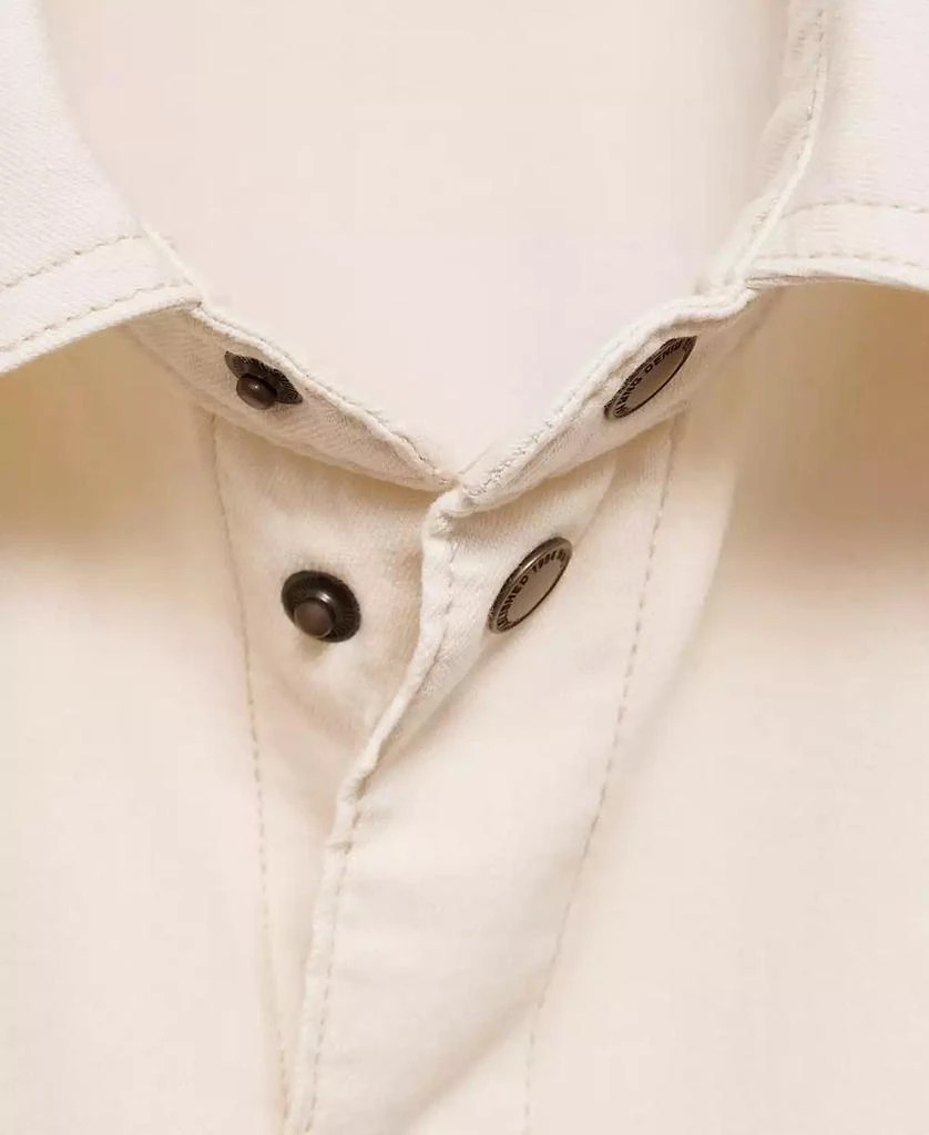 Mango Women's Pockets Detail Denim Overshirt 5