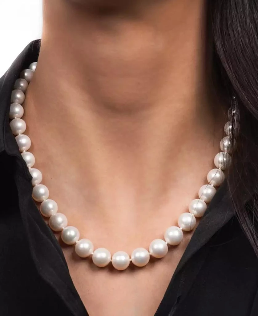 Macy's Cultured Freshwater Pearl (9-11mm) 20" Strand Necklace in 14k Yellow Gold 2