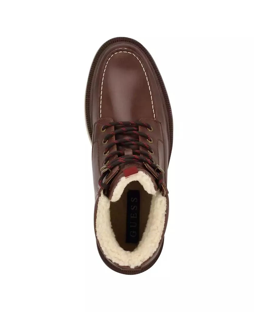GUESS Men's Chesley Lace Up Casual Hybrid Boots 4
