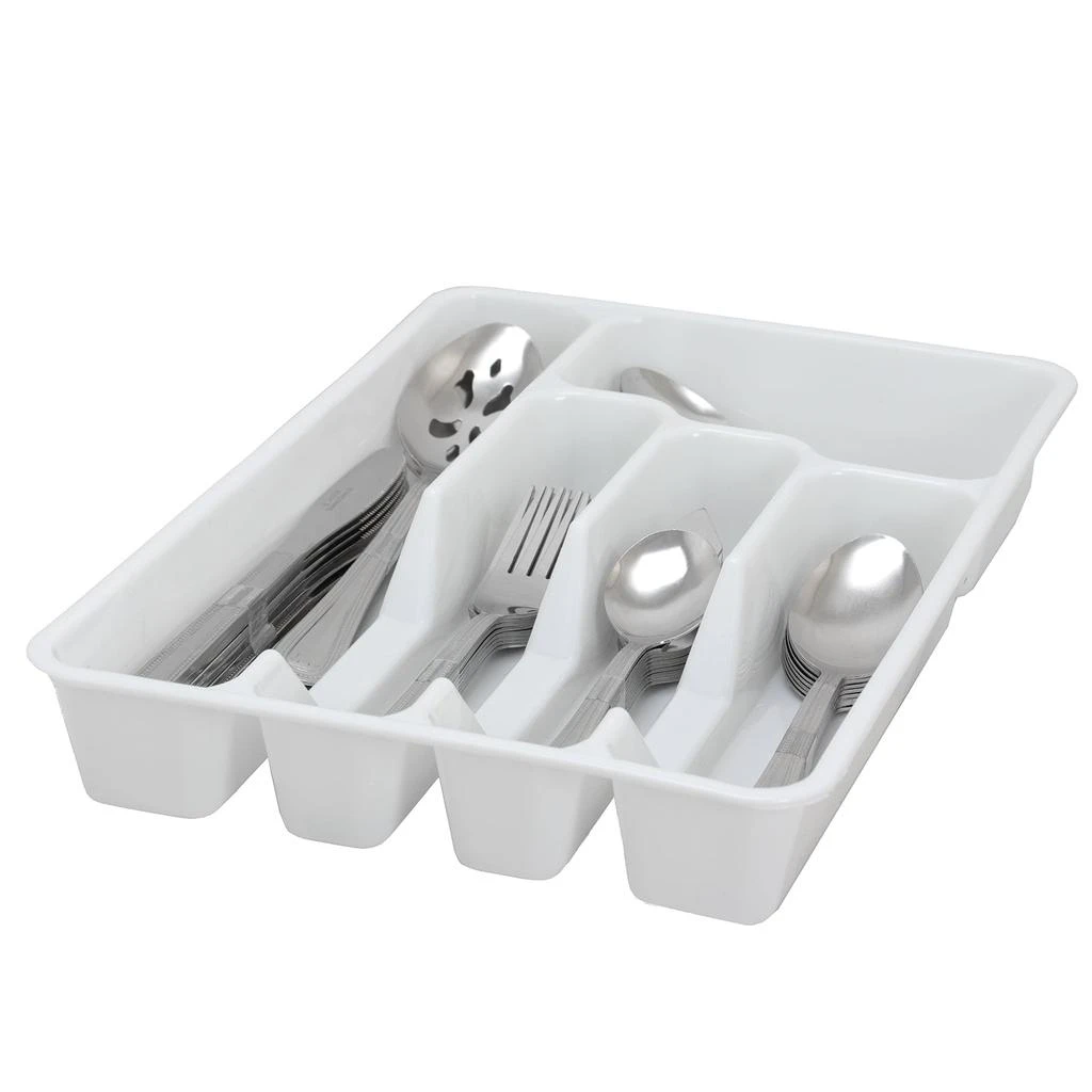 Gibson Home Basic Living Aston 45 Piece Flatware Set with Plastic Tray 2