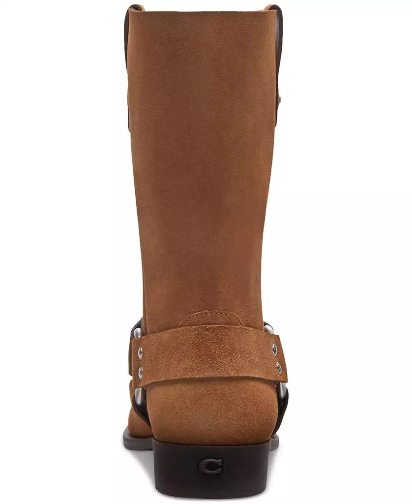 Coach Women's Tara Moto Pull-On Harness Biker Boots 3