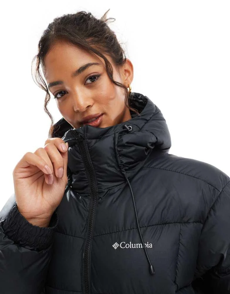 Columbia Columbia Pike Lake II long line puffer coat in black 3
