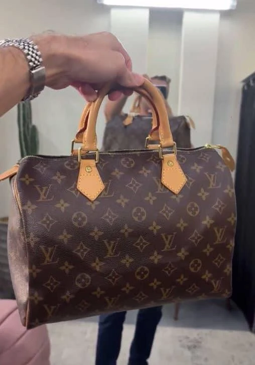 Louis Vuitton Louis Vuitton Monogram Canvas Speedy 30 Bag 2