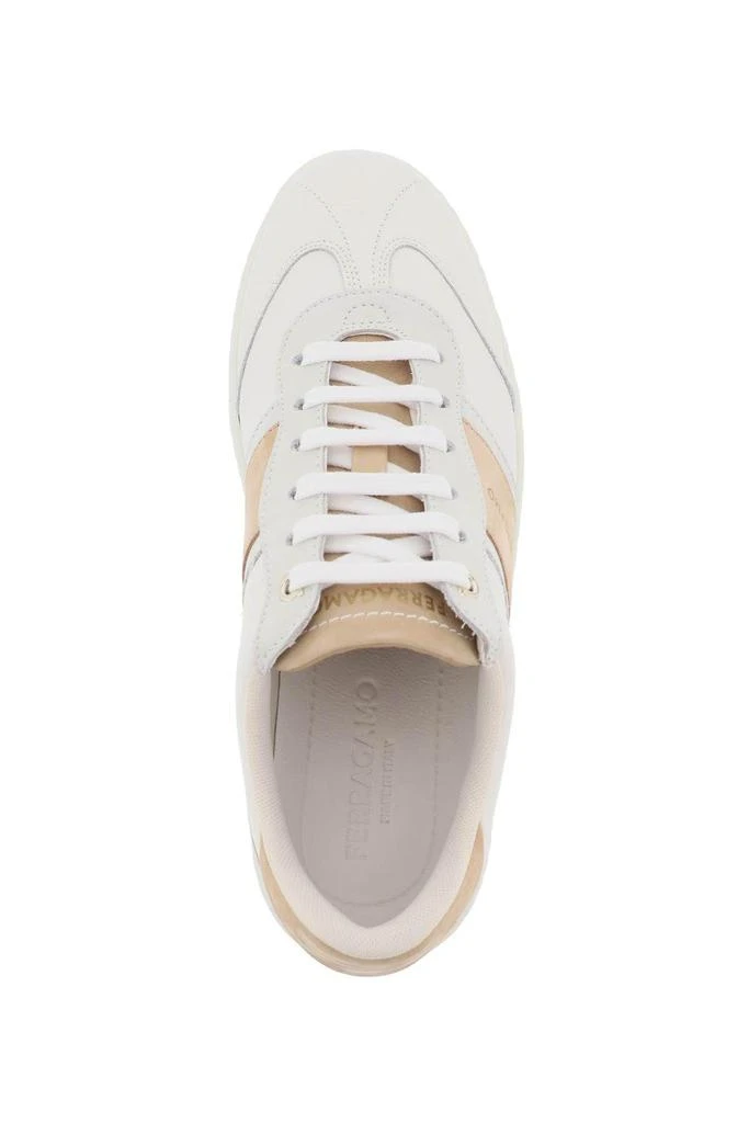 FERRAGAMO LEATHER SNEAKERS 3