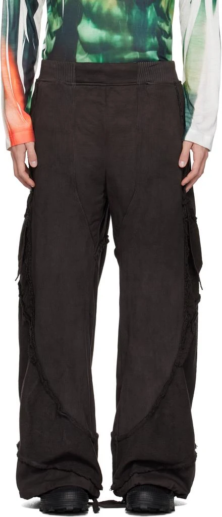 YAKU Gray Undyed Hybrid Sweatpants 1