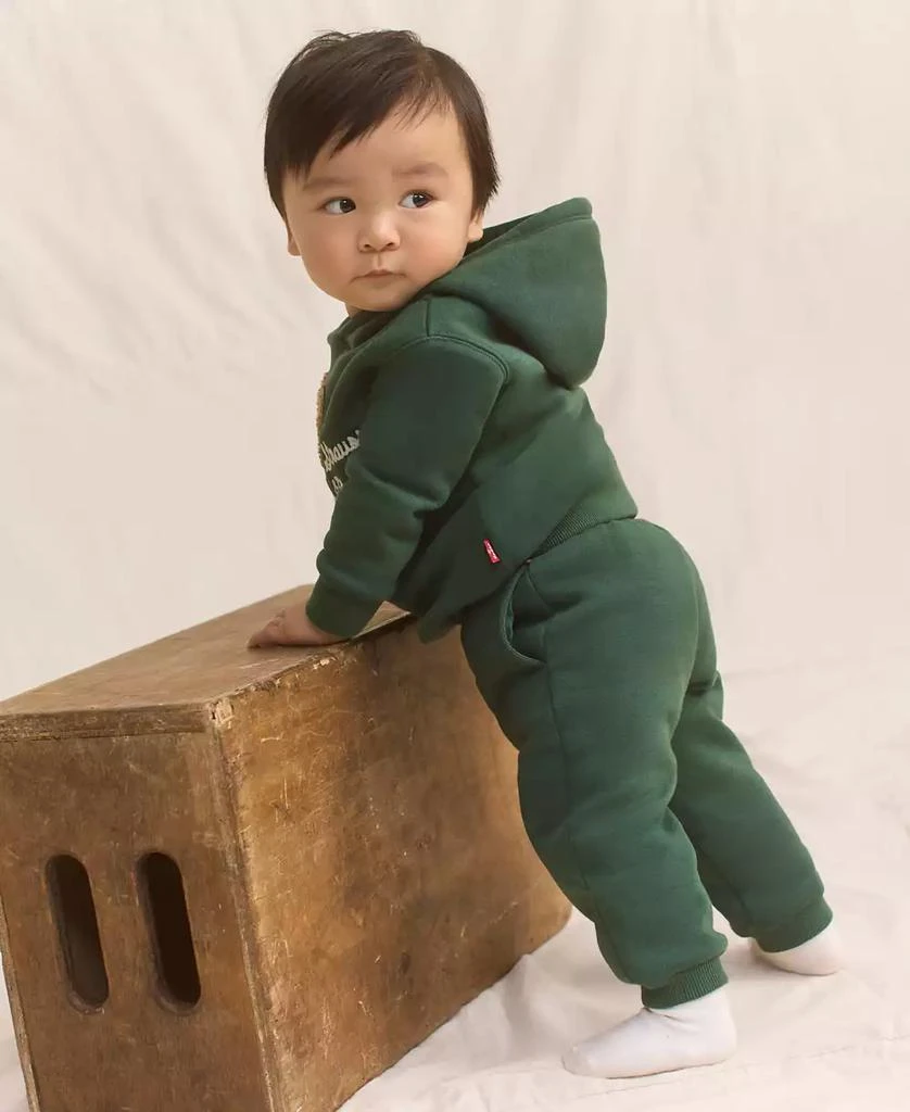 Levi
s Baby Boys
 Bear Applique Hoodie and Joggers, 2-Piece Set 3