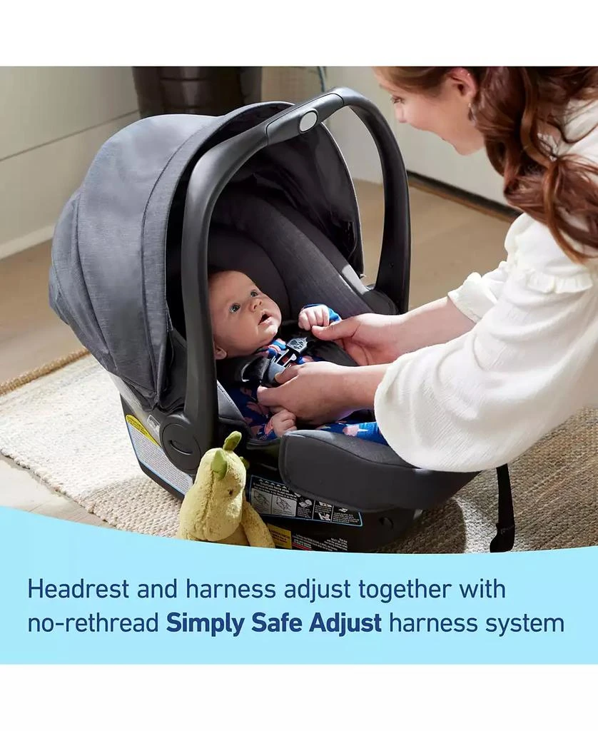 Graco SnugRide DLX Baby Car Seat Featuring Load Leg Technology 4