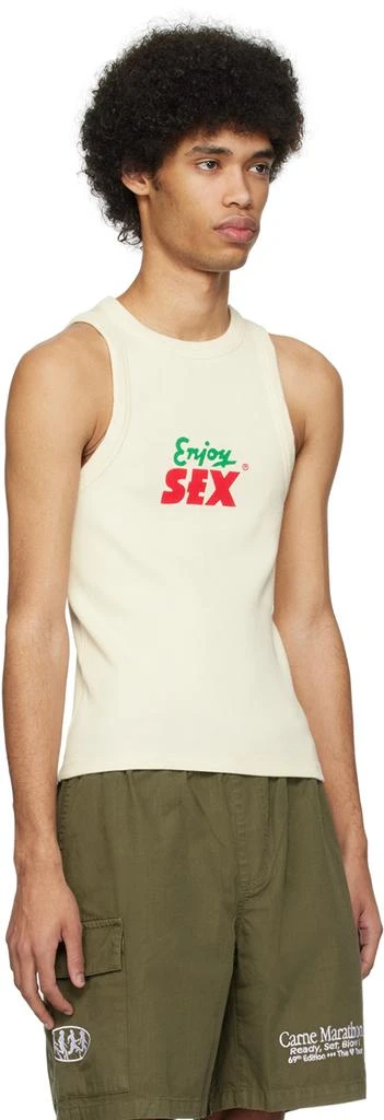 Carne Bollente Off-White 'Enjoy!' Tank Top 2