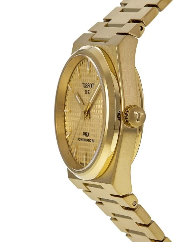 Tissot Tissot PRX Powermatic 80 Automatic Champagne Dial Gold PVD Steel Women's Watch T137.207.33.021.00 3