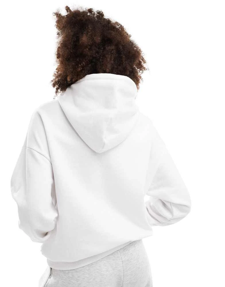 Pull&Bear Pull&Bear New York graphic oversized hoodie in white 4