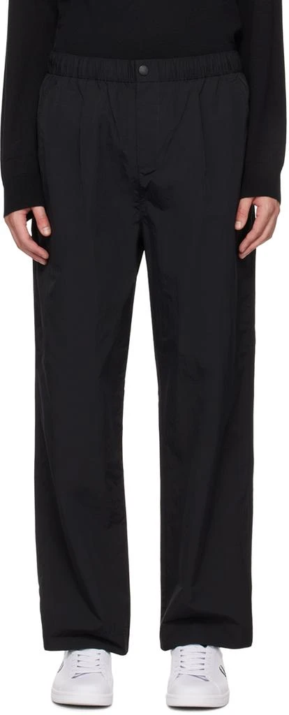Fred Perry Black Drawstring Track Pants 1