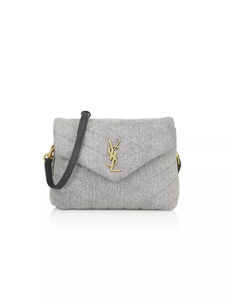 Yves Saint Laurent Loulou Toy Strap Denim Bag 1