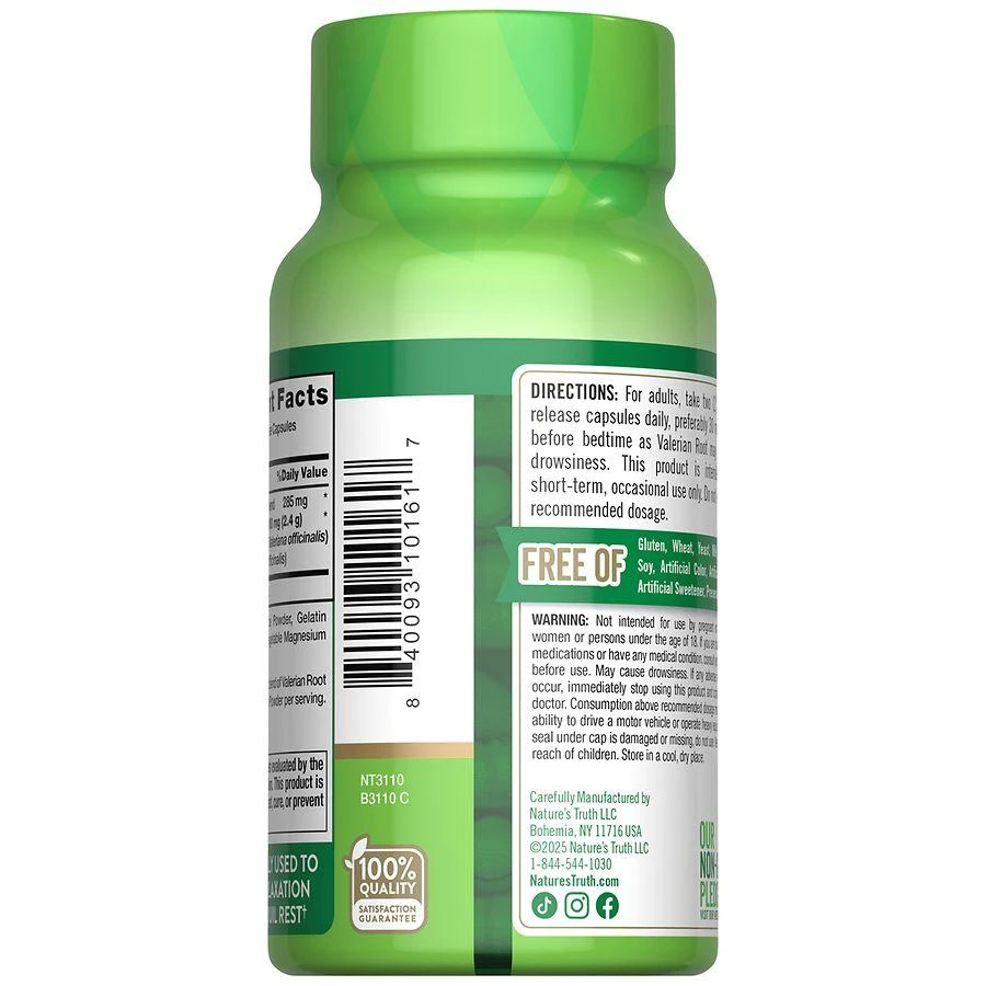 Nature's Truth Valerian Root, 2,400 mg 6