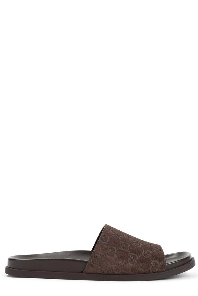 Gucci Gucci Logo Detailed Slide Sandals 1