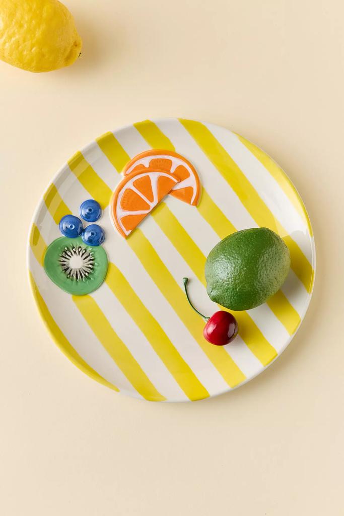Lana Patterned Dinner Plate - Thumbnail 2