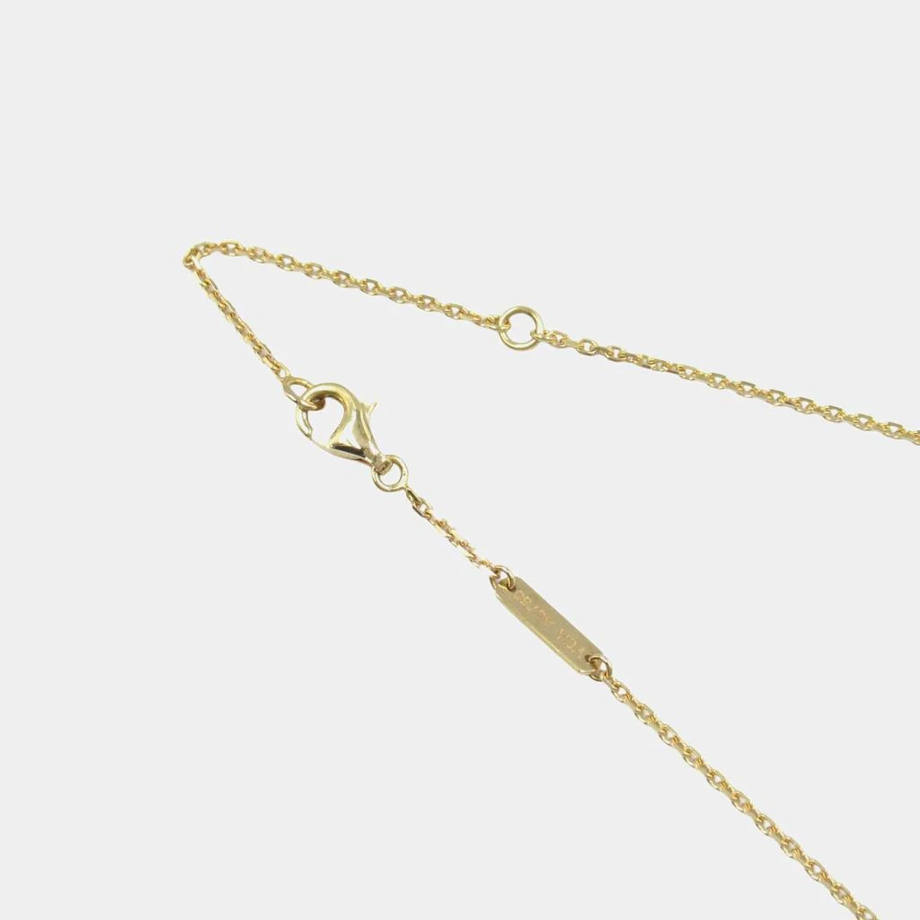 Van Cleef & Arpels Van Cleef & Arpels 18K Yellow Gold and Onyx Vintage Alhambra Pendant Necklace 4