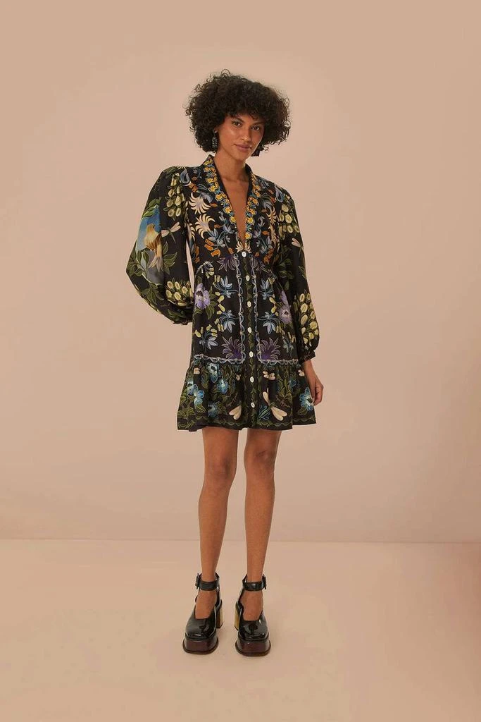 Farm Rio Farm Rio - WINTER GARDEN DRESS 2