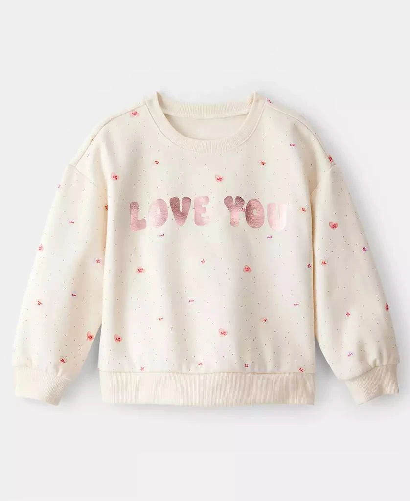 Carter
s Girls
 Toddler 2T-5T DayDream Heart Long-Sleeve Sweatshirt