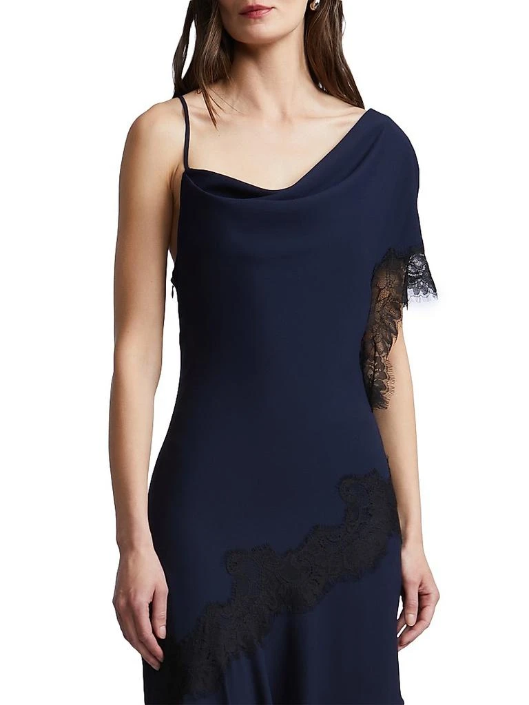 BCBG Calla Asymmetric Slip Midi-Dress 5