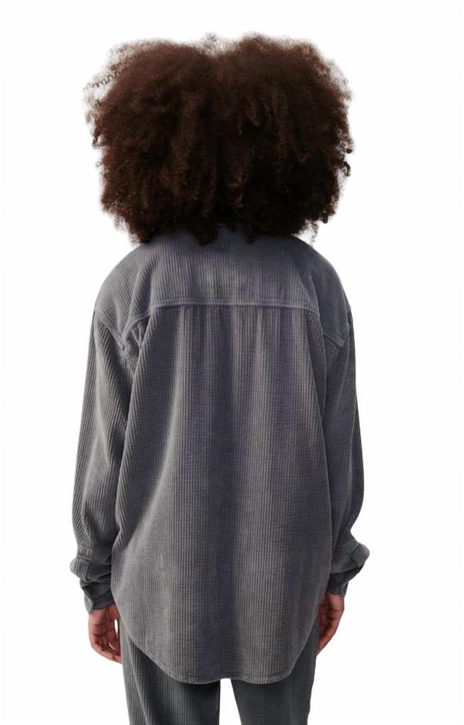 American Vintage Padow Long Sleeve Button Down Shirt