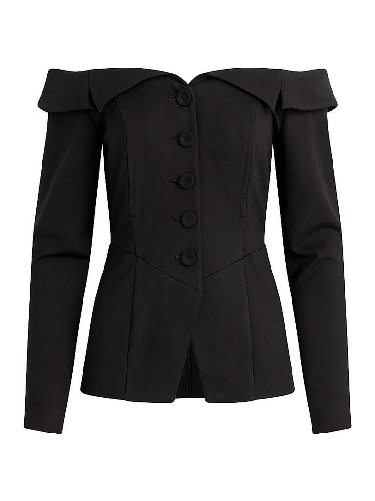 Favorite Daughter The Irina Off-The-Shoulder Jacket 1