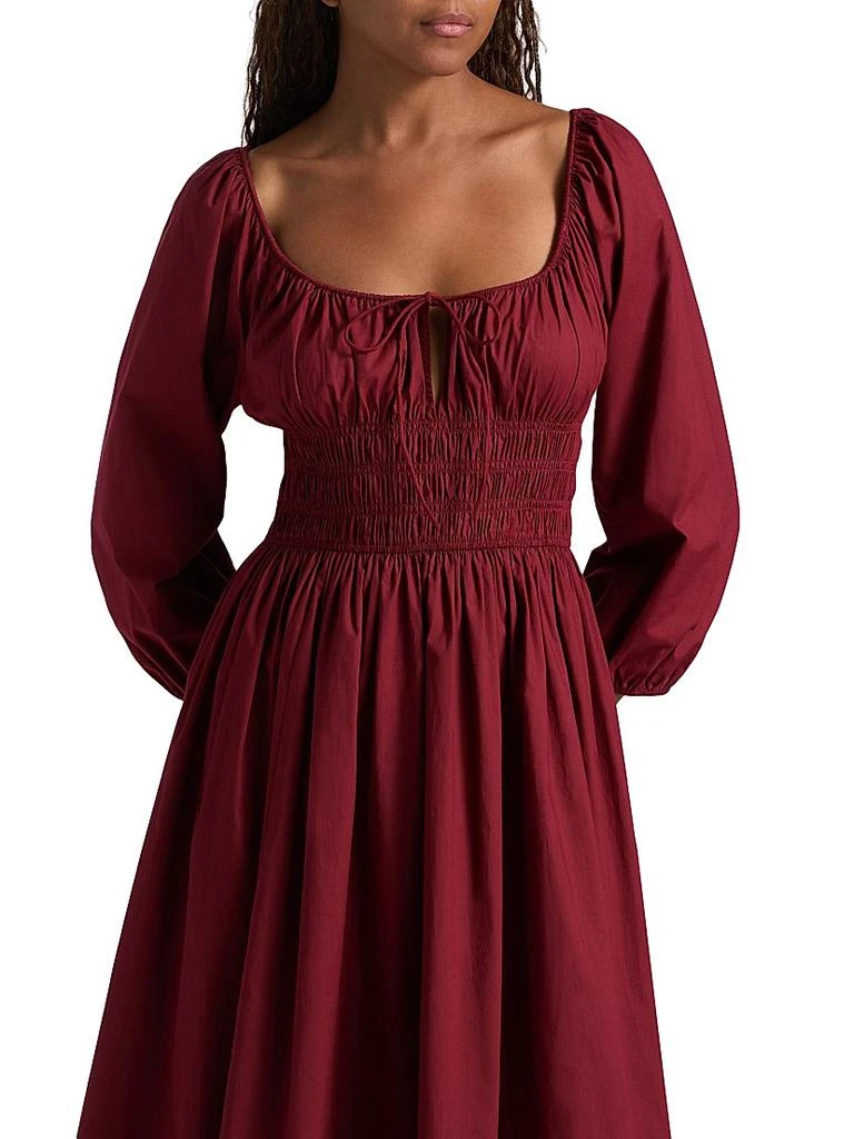 knee length dresses for ladies Spring Jacquard Midi Dress– Teuta Matoshi main image 0