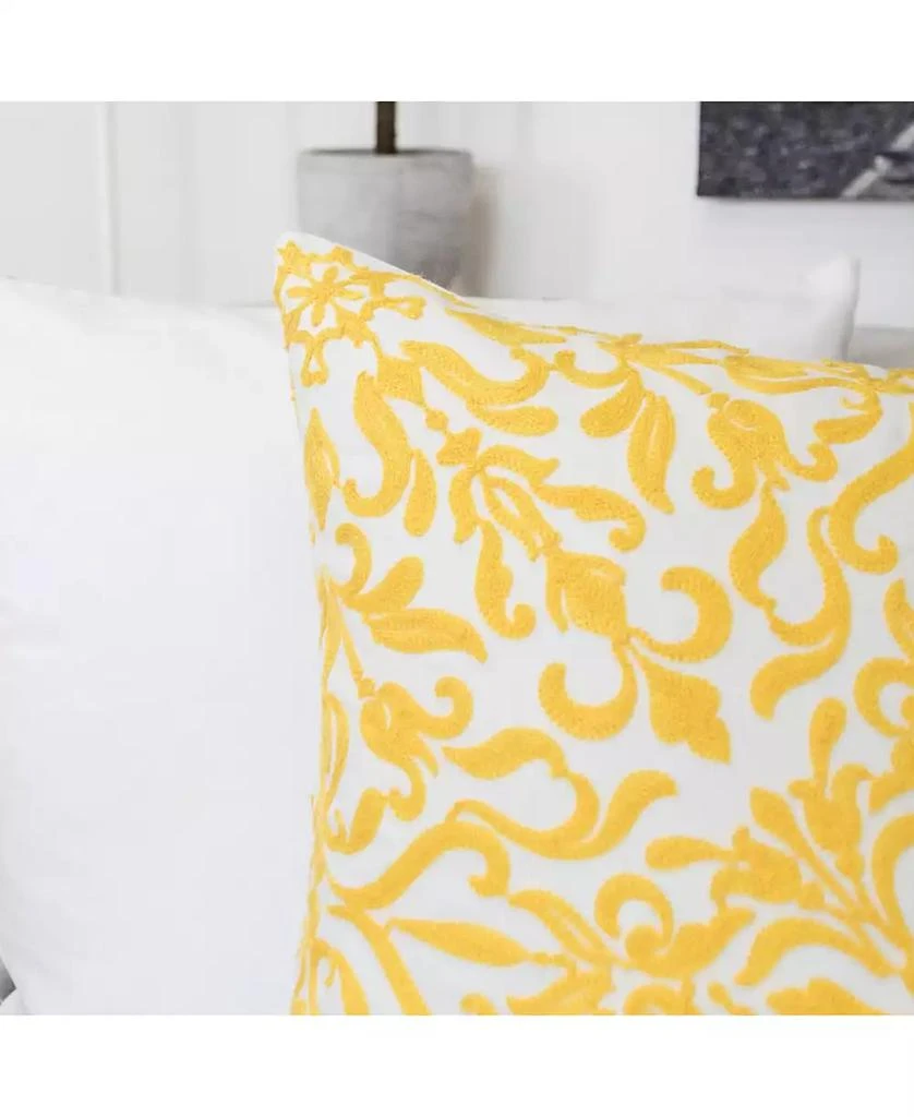 Homey Cozy Victoria Cotton Decorative Pillow, 20" x 20" 12