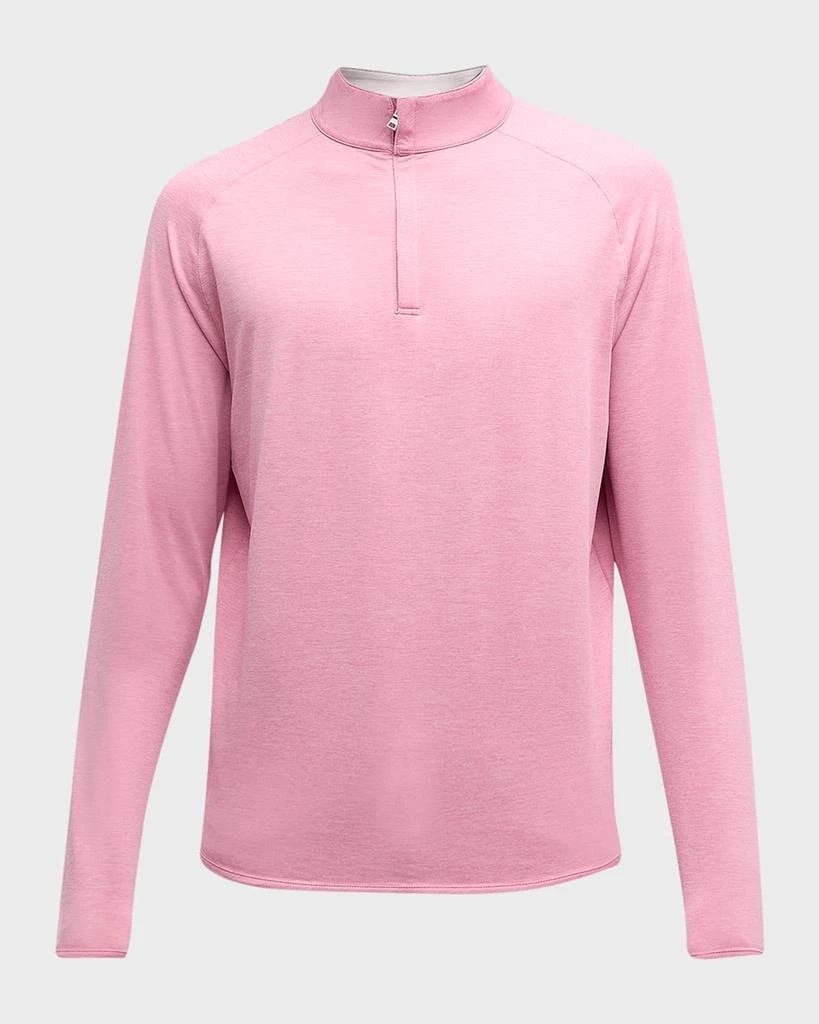 Peter Millar Men's Stealth Performance Quarter-Zip Sweater 1