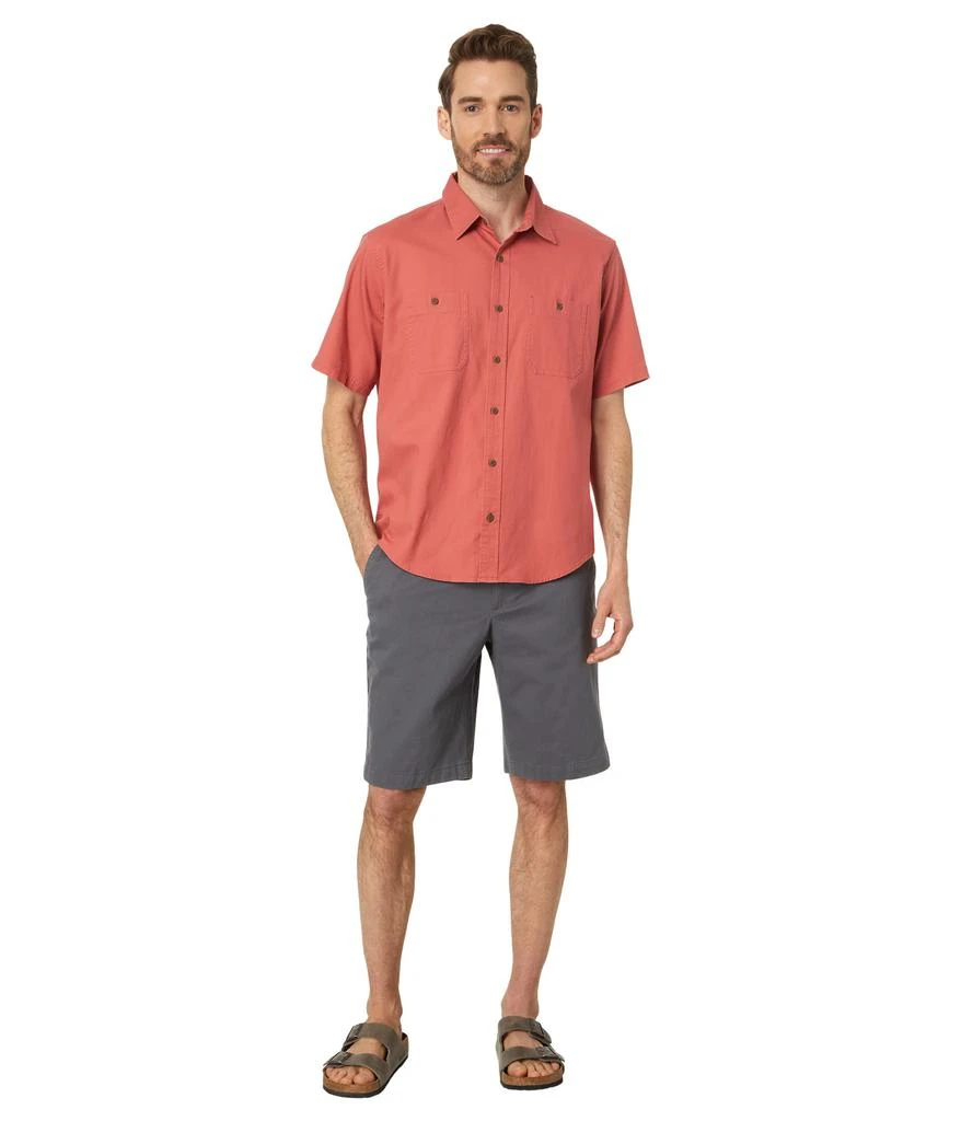L.L.BEAN Lakewashed Camp Shirt Short Sleeve Traditional Fit 4
