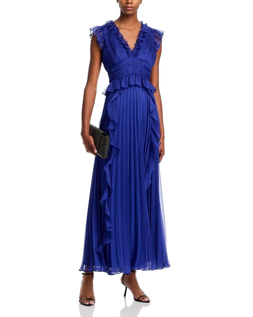 AQUA Flutter Maxi Dress - Exclusive 1