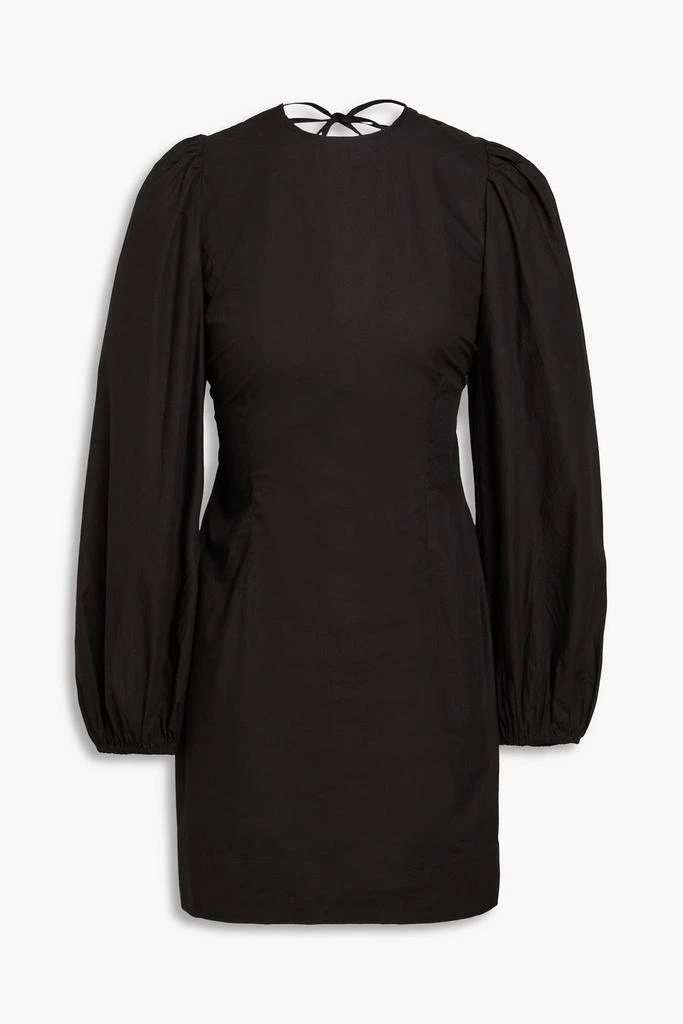 Ganni Cotton-poplin mini dress