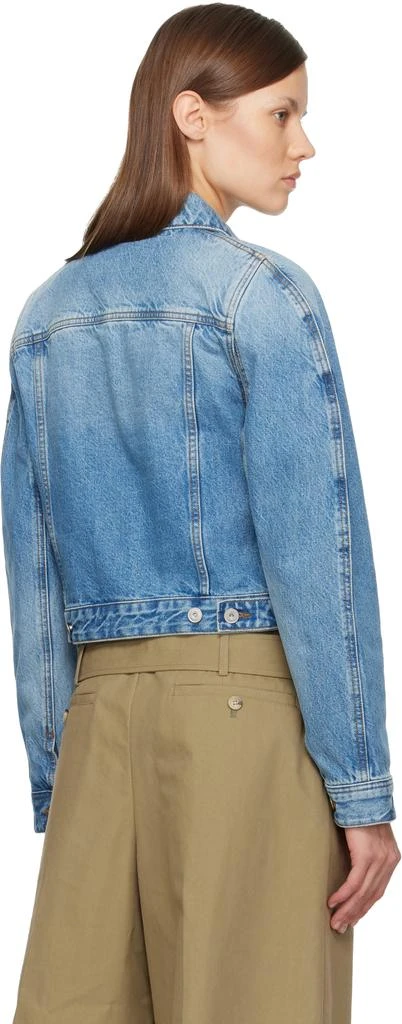 Jacquemus Blue 
The Ovalo de-Nîmes
 Denim Jacket 3