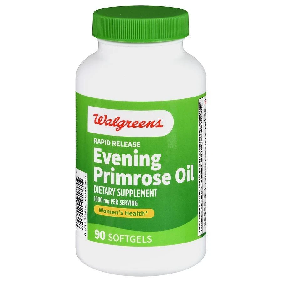 Walgreens Rapid Release Evening Primrose 1000 mg Softgels 1