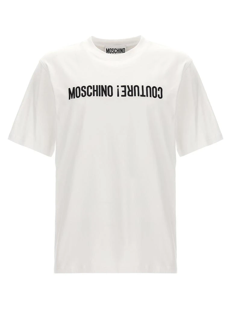 Moschino Moschino Logo Embroidered Crewneck T-Shirt 1