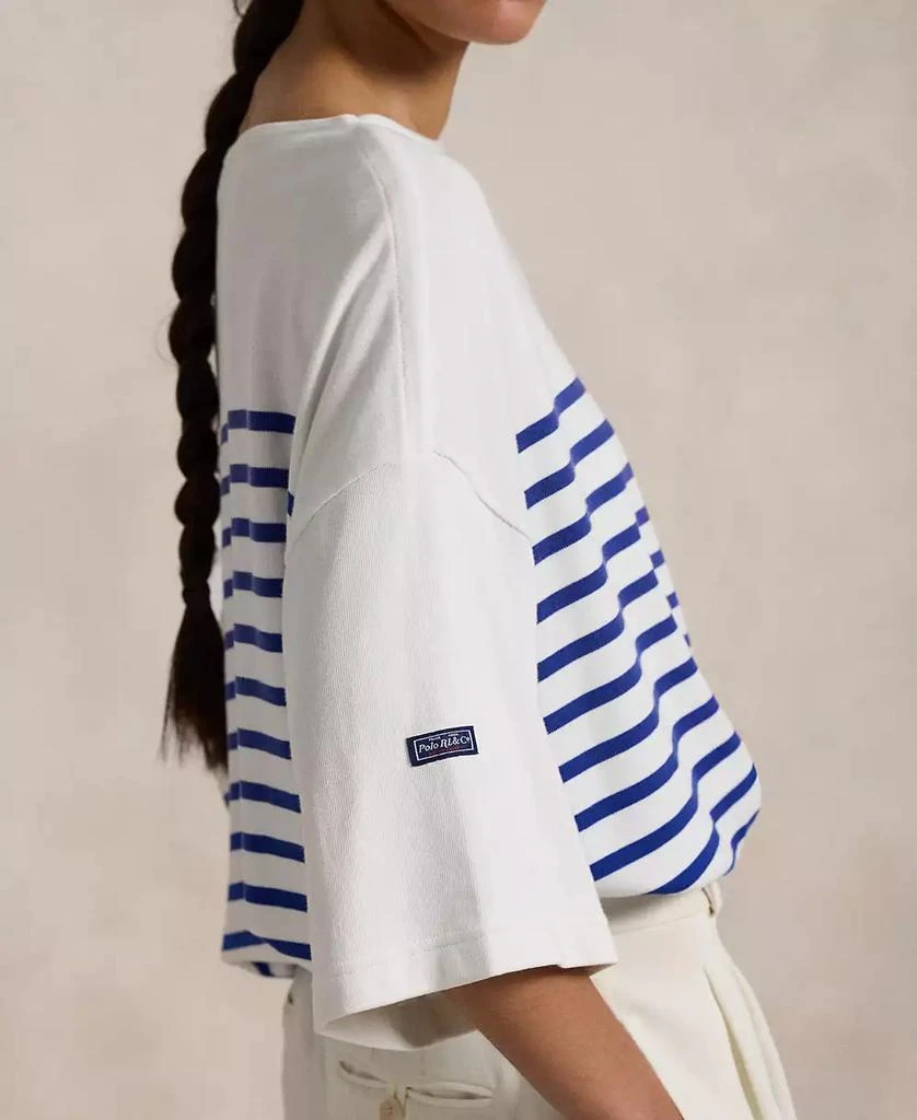Ralph Lauren Women's Striped Boatneck Mariner Tee 3
