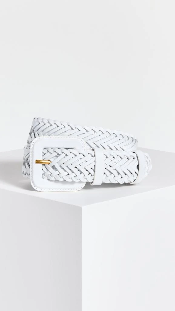 Loeffler Randall Oliver Thin Woven Leather Belt 2