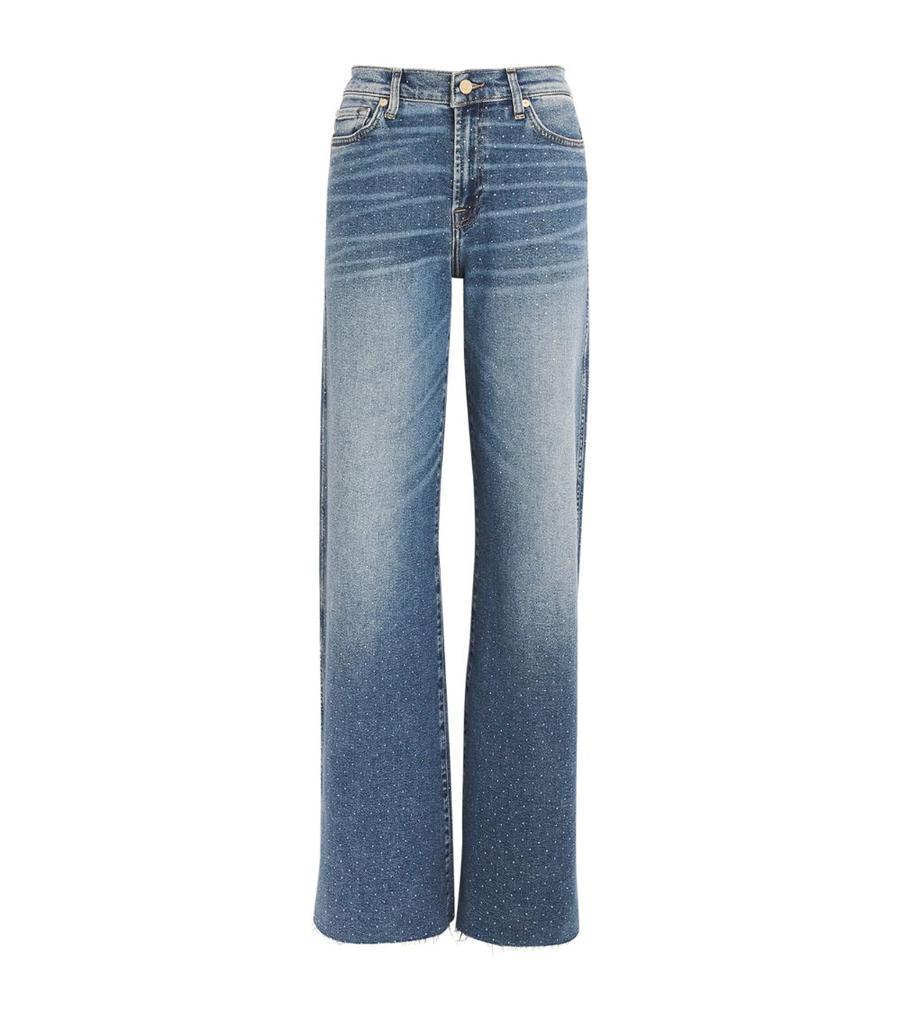 7 For All Mankind Lotta Luxe Vintage Love Affair Flared Jeans