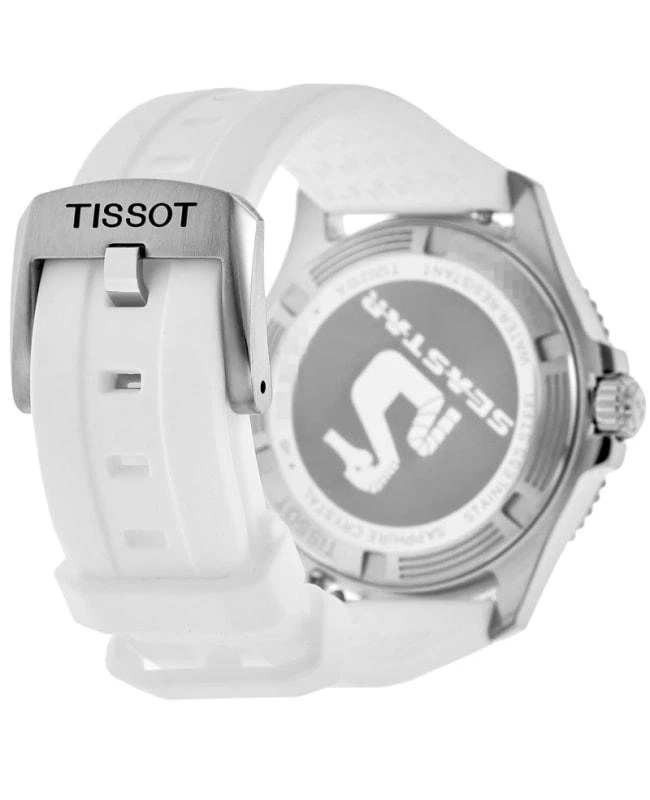 Tissot Tissot Seastar 1000 Quartz Mother of Pearl Dial White Strap Women's Watch T120.210.17.116.00 4