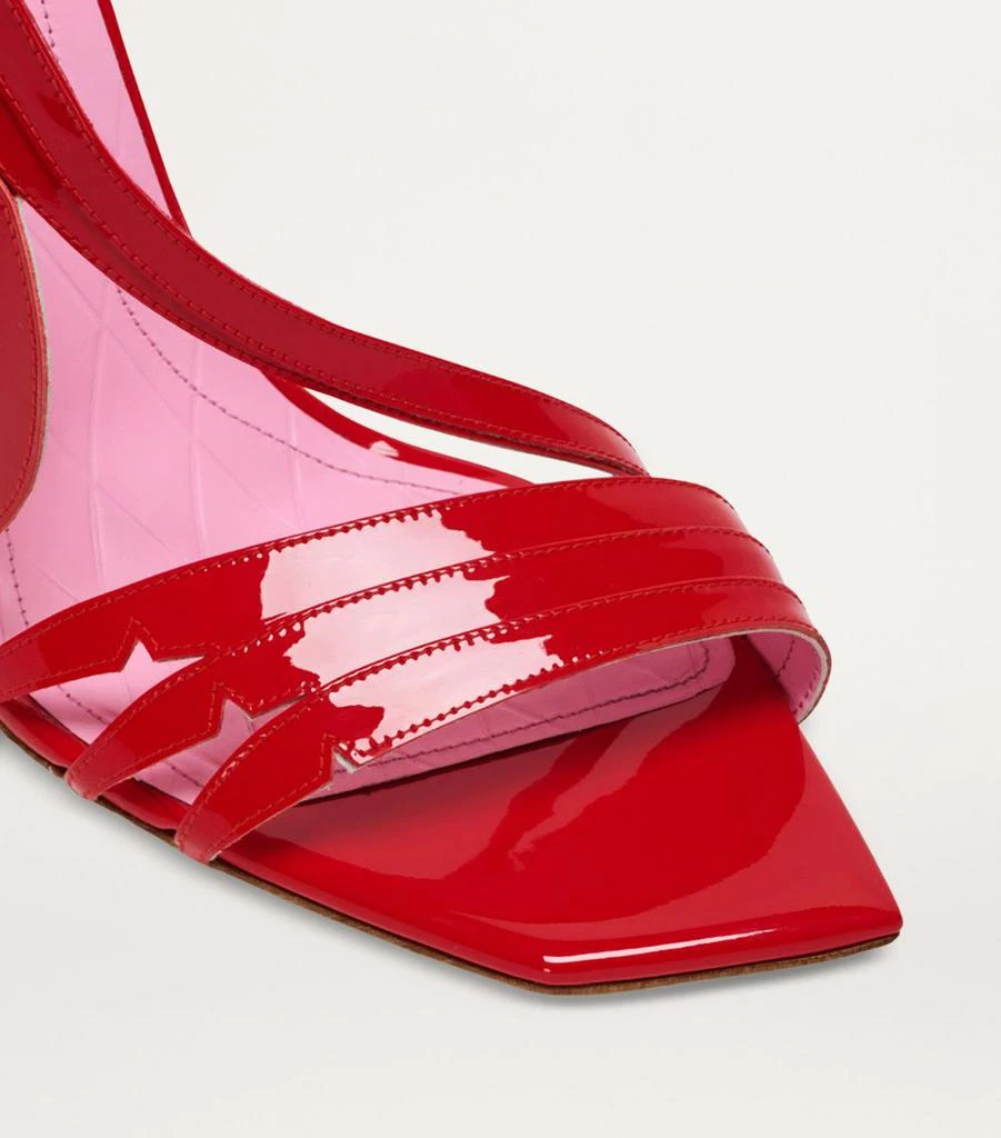 Balmain Patent Leather Eden Heeled Sandals 95 6