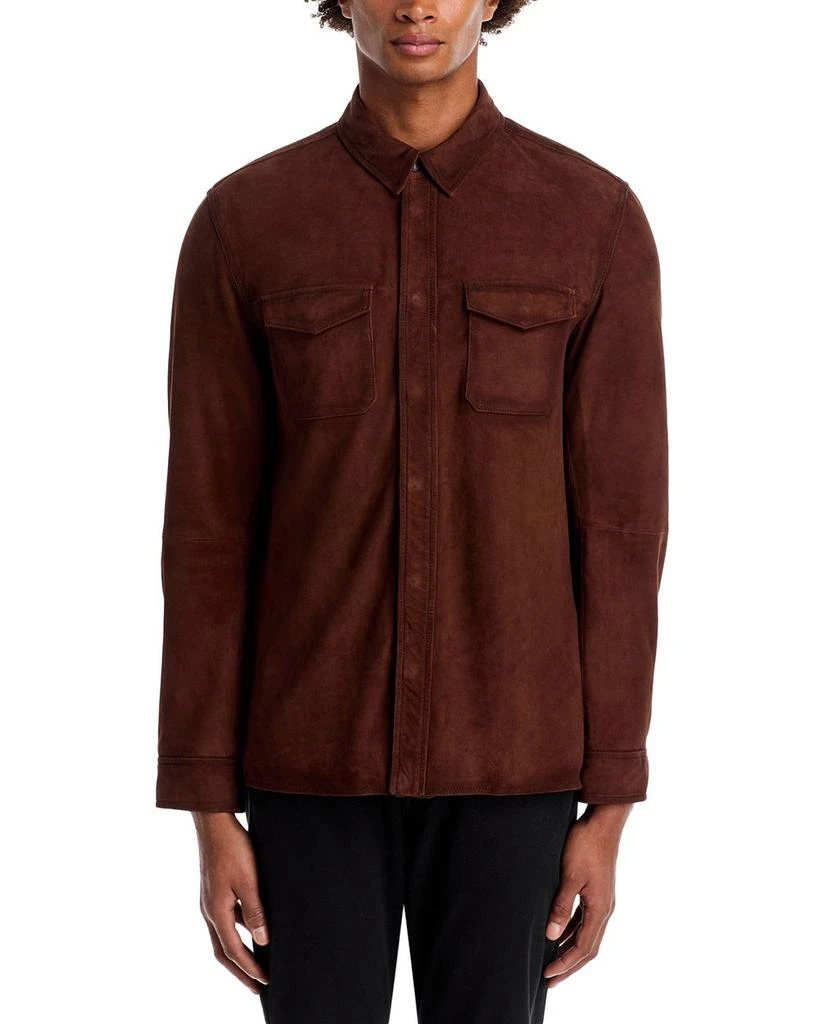John Varvatos Izzy Suede Shirt Jacket 5