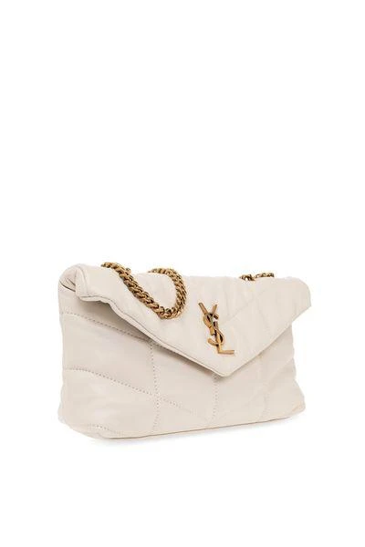 Yves Saint Laurent QUILTED SHOULDER BAG   BEIGE 3