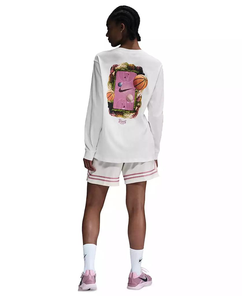 NIKE Women's Cotton Long-Sleeve Basketball T-Shirt