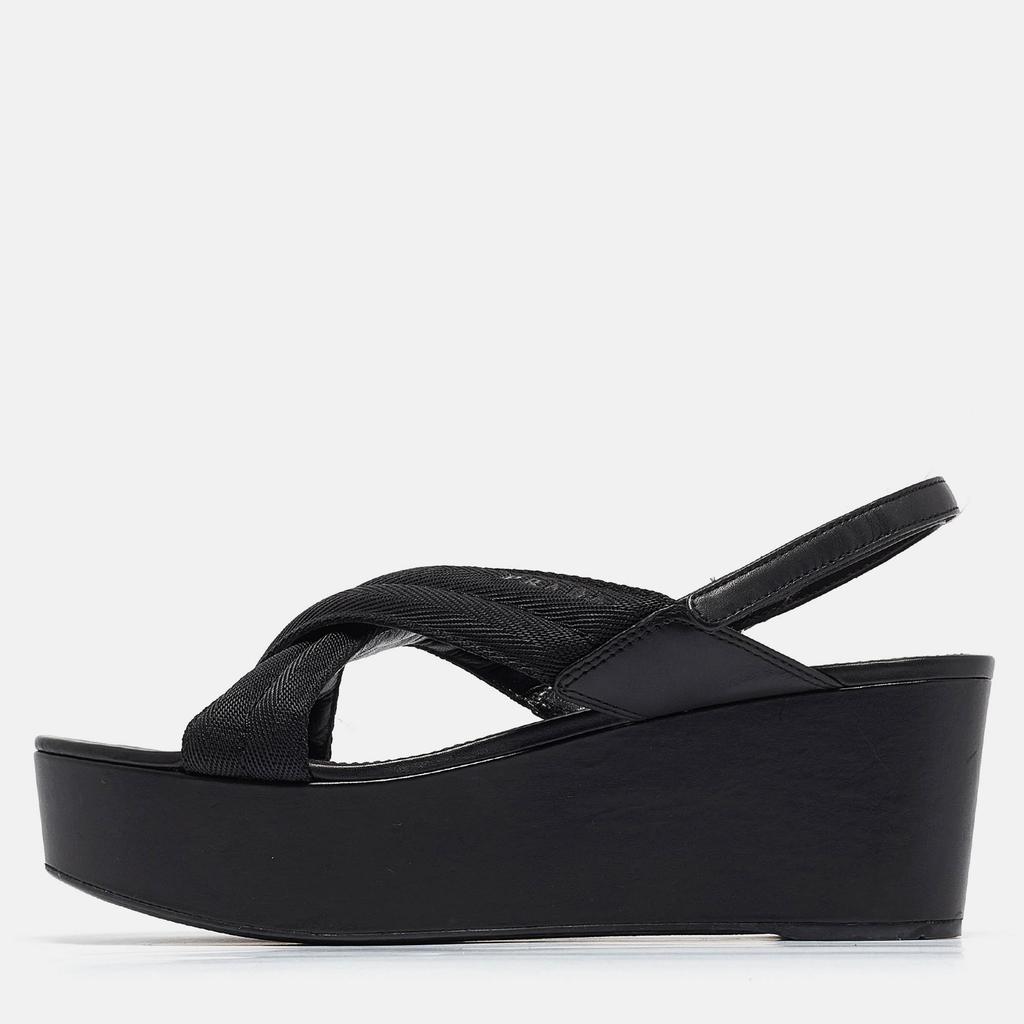 Prada factory wedge sandals