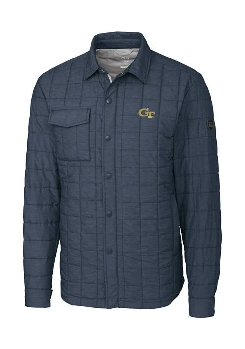 Cutter & Buck Buck Ncaa Georgia Tech Yellow Jackets Rainier Shirt Jacket 1
