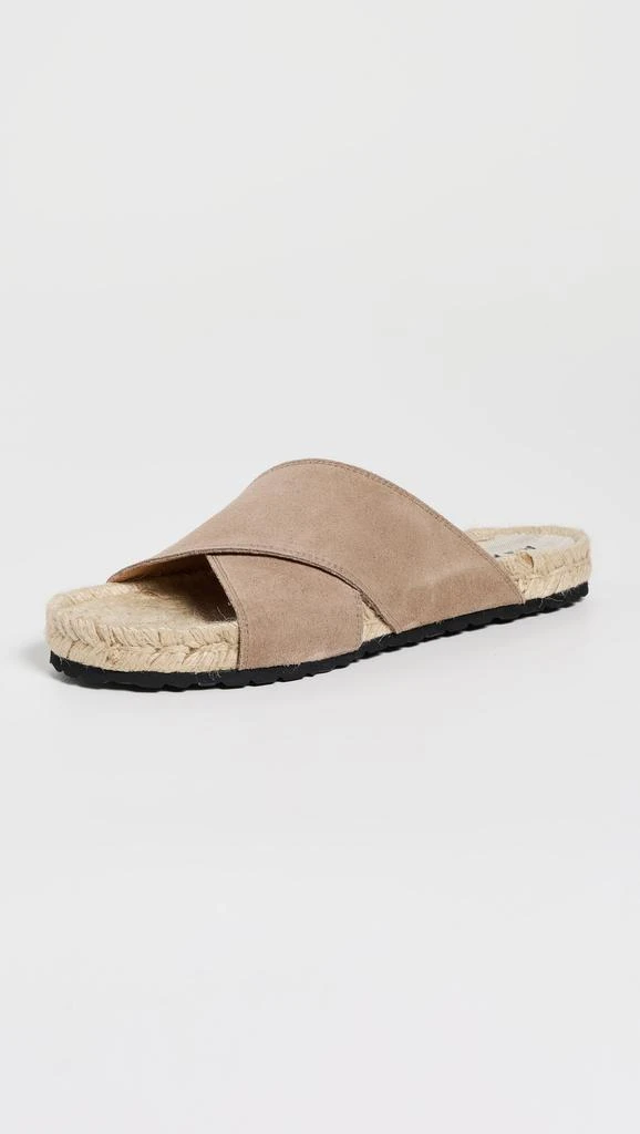 Manebi Crossed Band Espadrille Sandals 1