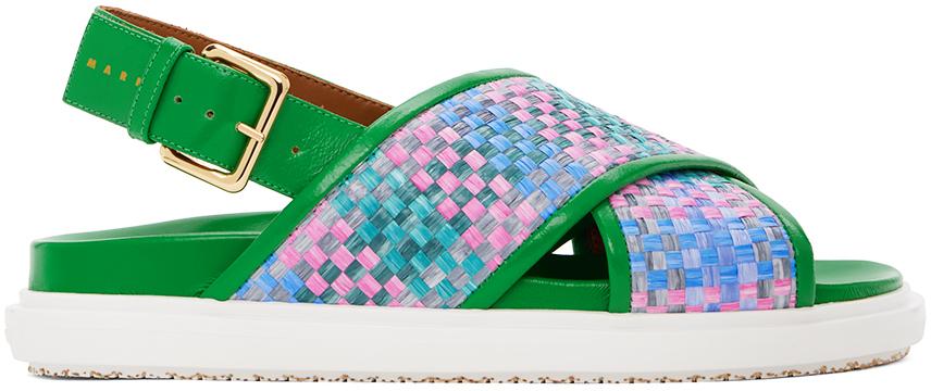サンダル・ミュール Marni Brown Minimalist Sandals With Smooth Silhouette Marni Brown Minimalist Sandals With Smooth Silhouette