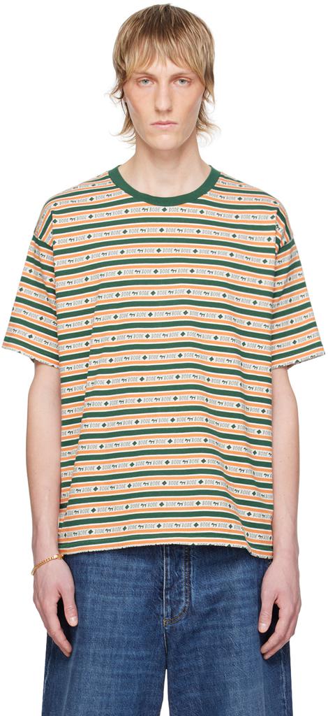 【関税込み】Bode オフホワイト Beaded Salt Marsh Tシャツ BODE Off-White Beaded Salt Marsh T-shirt - T-Shirts - Free