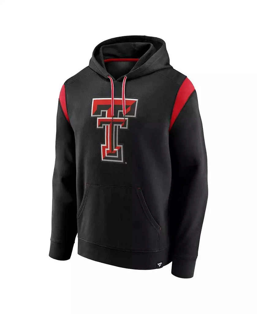 Fanatics Men's Black Texas Tech Red Raiders Gym Rat Pullover Hoodie 2
