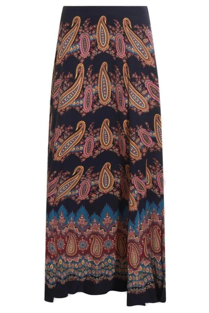 ETRO Etro Paisley-Printed Pleated Maxi Skirt from Cettire