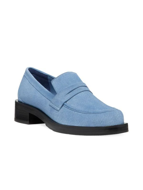 Stuart Weitzman Palmer Bold 40MM Suede Loafers 2